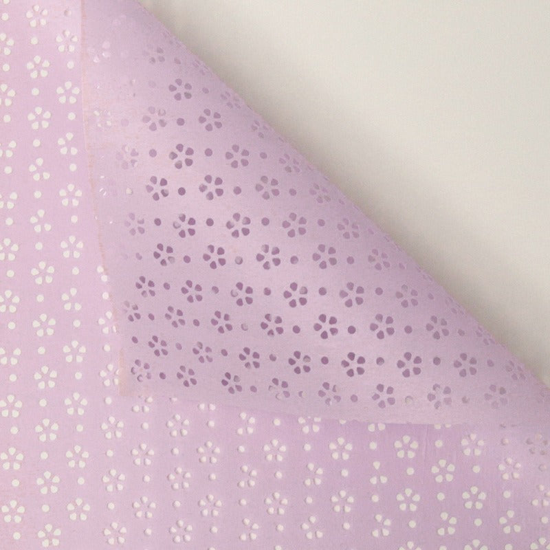Waterproof Floral Hollow PET Wrapping Paper – 10 Sheets | Premium Bouquet & Gift Wrap | 57×57cm