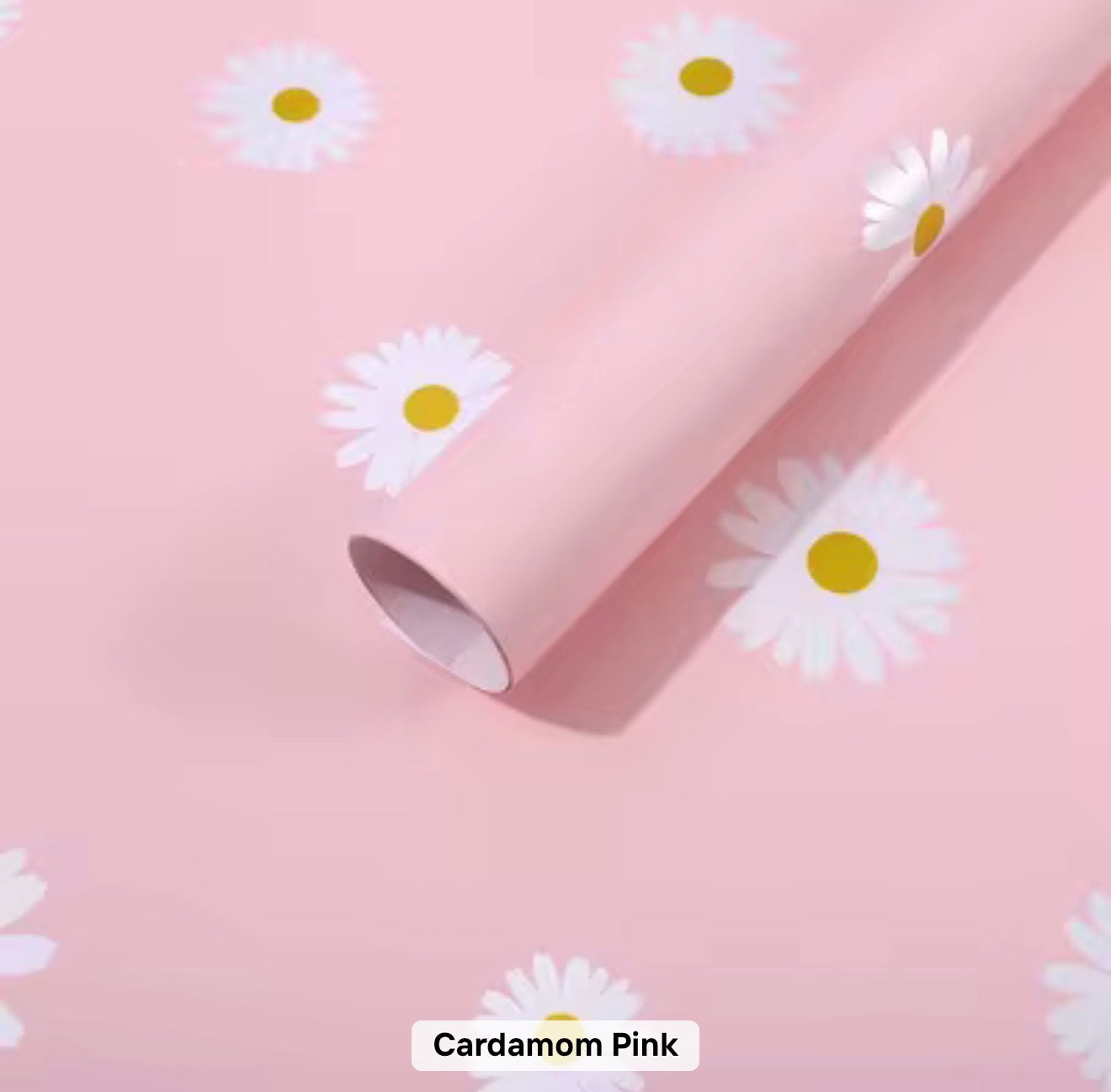 Korean Waterproof Daisy Flower Wrapping Paper – 20 Sheets
